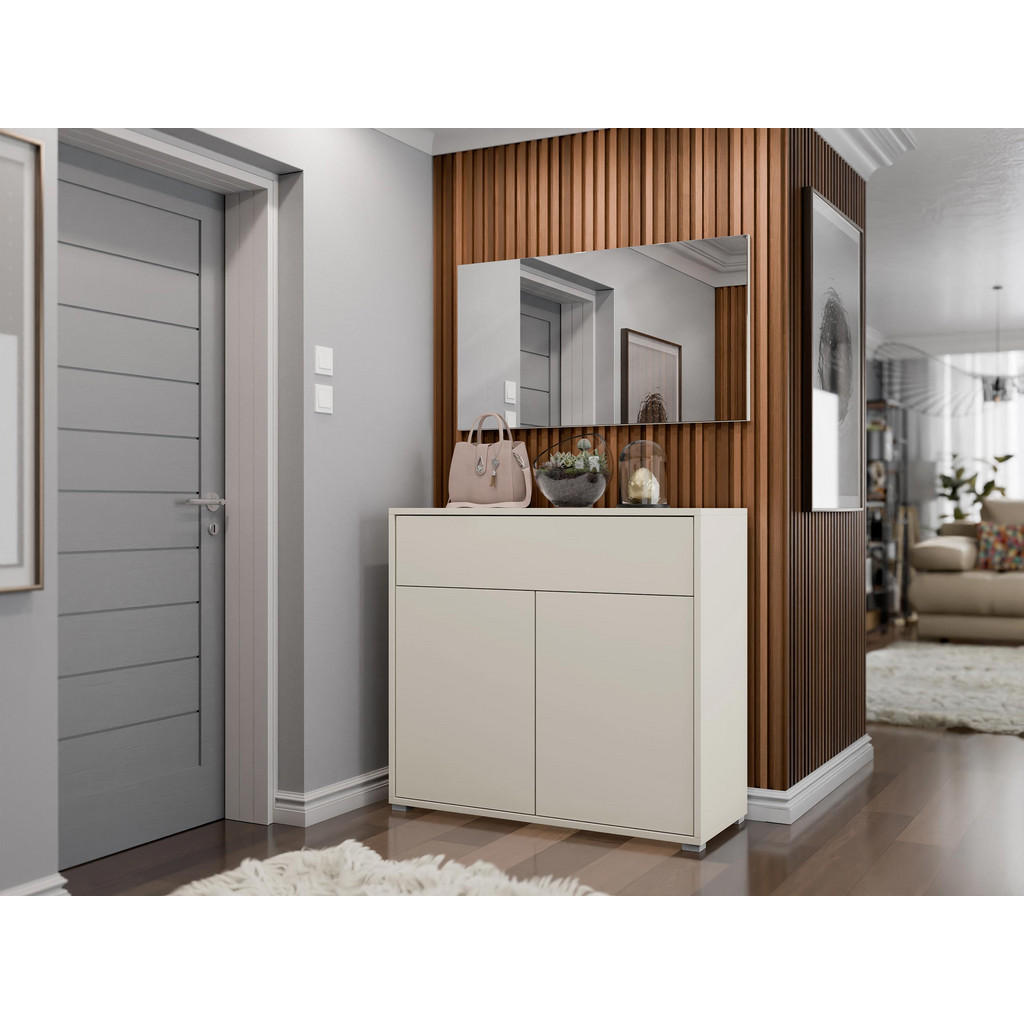 Thumbnail - Mirjan24 Garderoben-Set, Kaschmir, Holzwerkstoff, Rechteckig, 100x93x40 cm, Garderobe, Garderoben-Sets & Serien, Gardero...