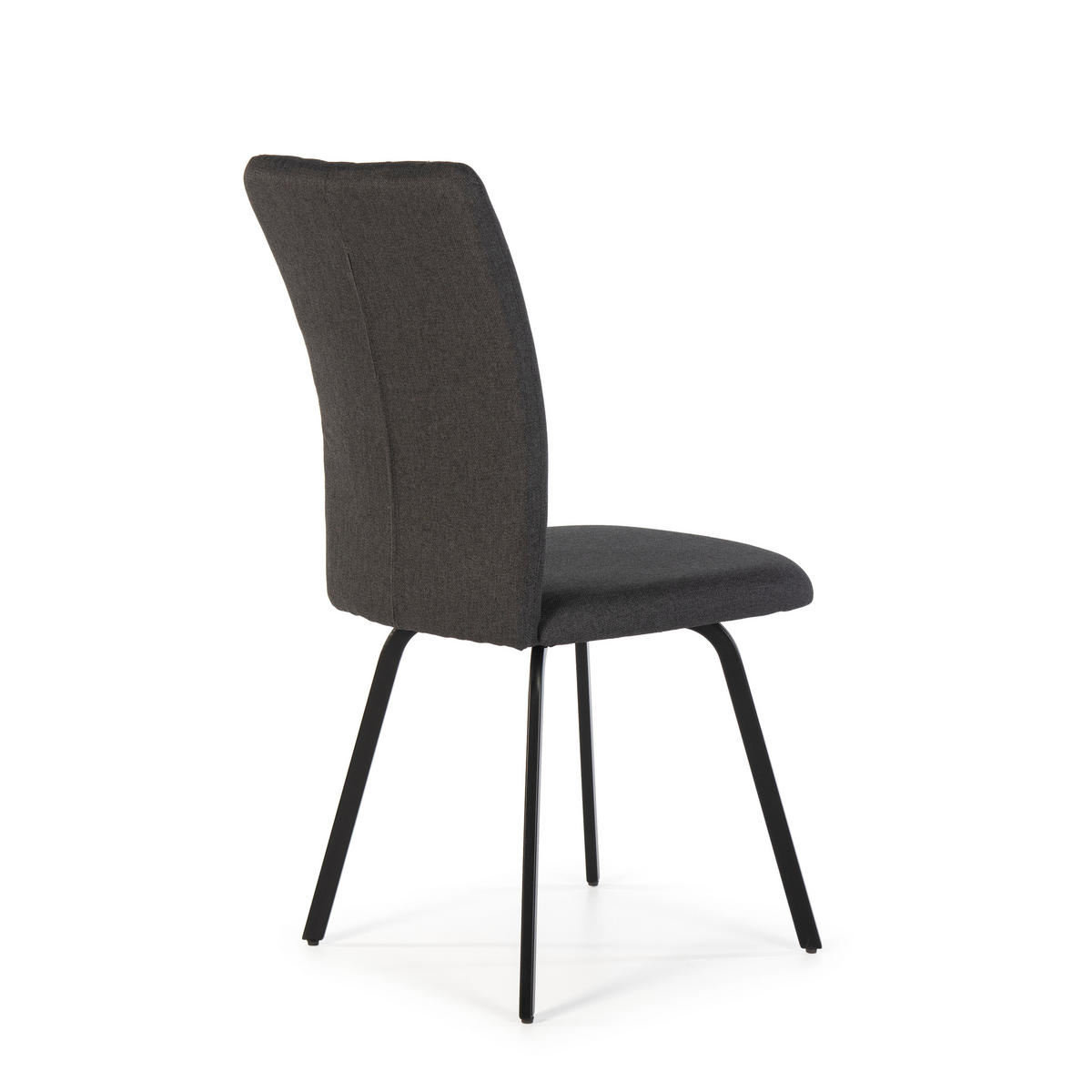 ESSZIMMERSTUHL Pretty Grau 45.5/57/48 cm 4er-Set - Dunkelgrau, Textil (57/48/45.5cm) - Calicosy