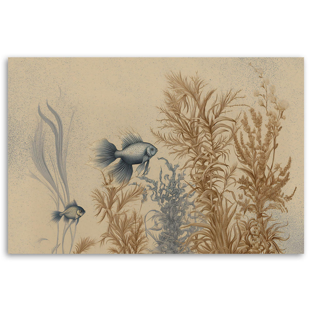 KUNSTDRUCK Beige 60/40 cm - Beige, Textil (60/40cm) - KUNSTLOFT