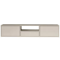 TV-LOWBOARD Framme hängend, 3 Klappen und Ablage, Kaschmir, 150/30/30 cm - Kaschmir, Holzwerkstoff (150.1/30/30cm) - Selsey