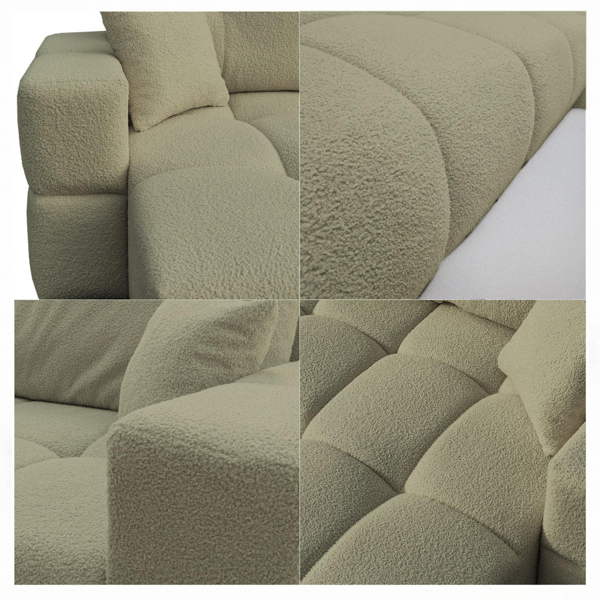 ECKSOFA BUENO mit Schlaffunktion und Bettkasten Grün - Grün, Kunststoff/Textil (250/148cm) - Idohome