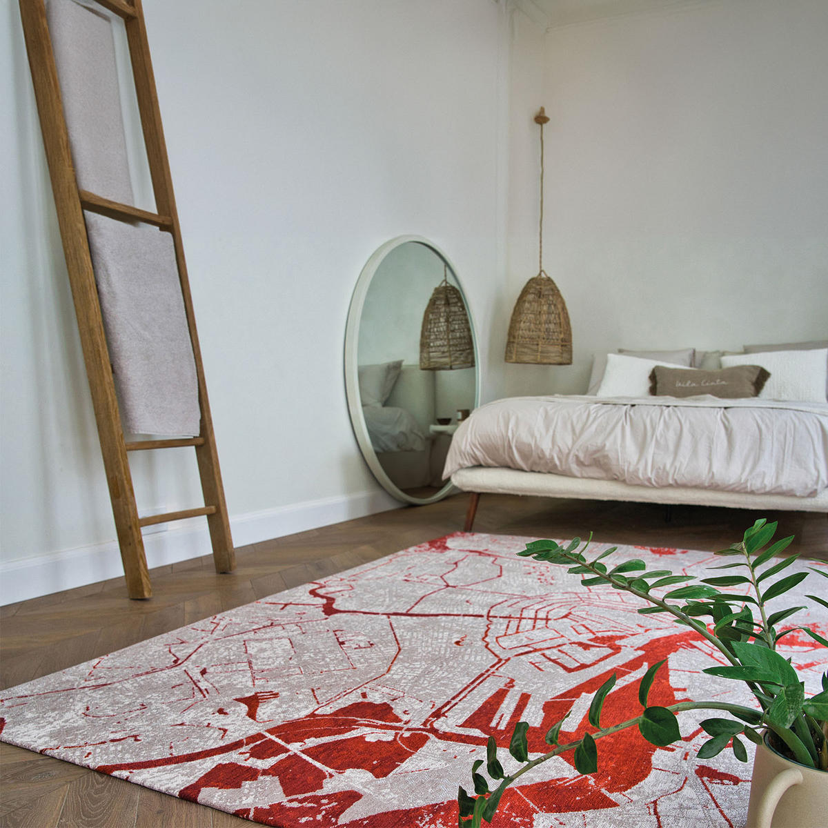 TEPPICH In-/Outdoor Flachgewebe ORANGE CITY Rot 170 x 240 cm - Rot, Textil (170/240cm) - Novatrend