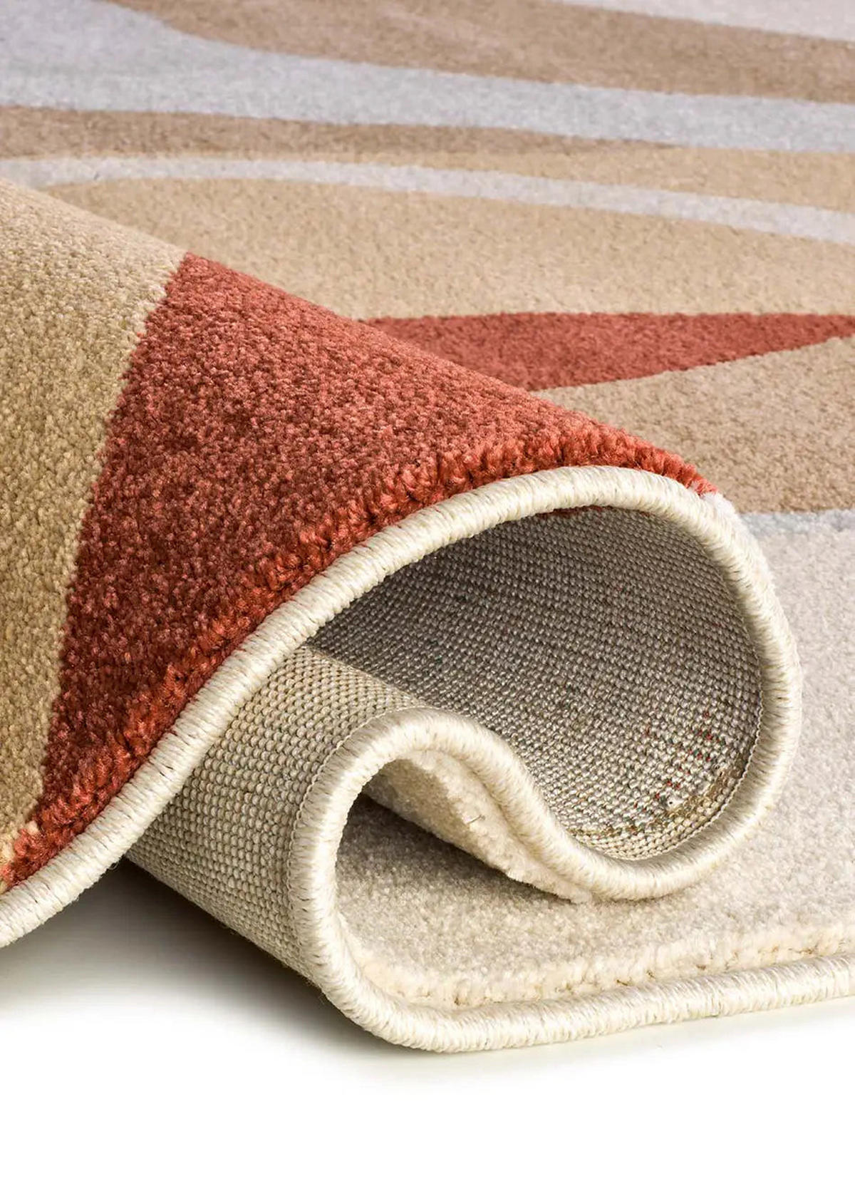 KURZFLORTEPPICH Beige / Kupfer Astra 200/290 cm - Beige/Kupferfarben, Naturmaterialien/Textil (200/290cm) - Atticgo