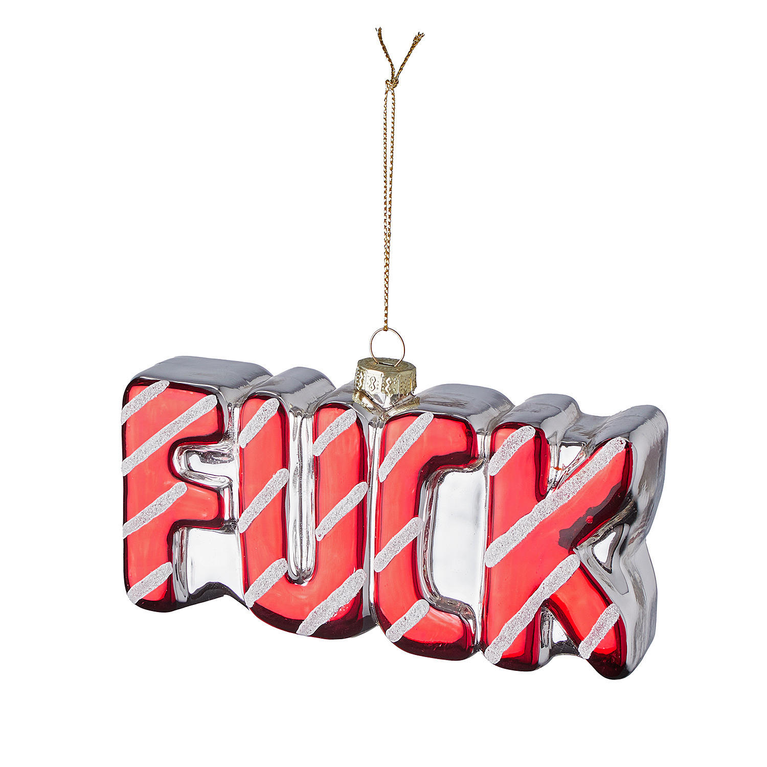 BAUMANHÄNGER Hang On Schriftzug F... - Rot, Glas (3.5/8/15cm) - Butlers