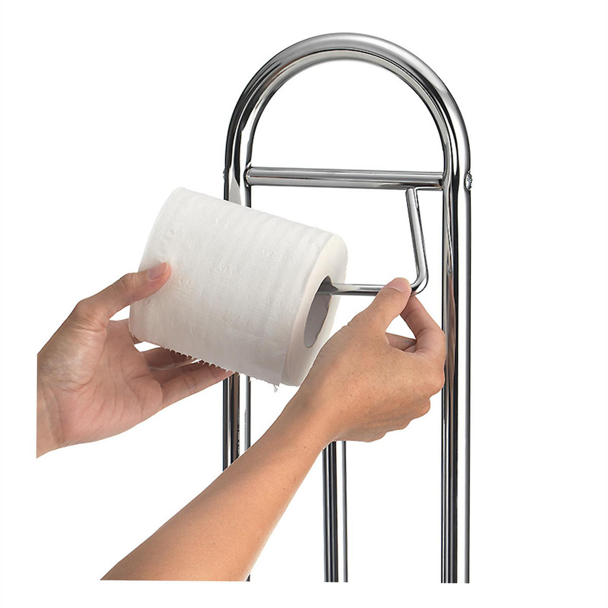 WC-GARNITUR EGON - Chromfarben, Metall (19/63/19cm) - CARO-Möbel