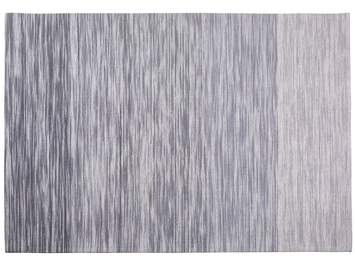 KURZFLOR-TEPPICH Kapakli 230/160 cm - Grau, Textil (160/230cm) - Beliani