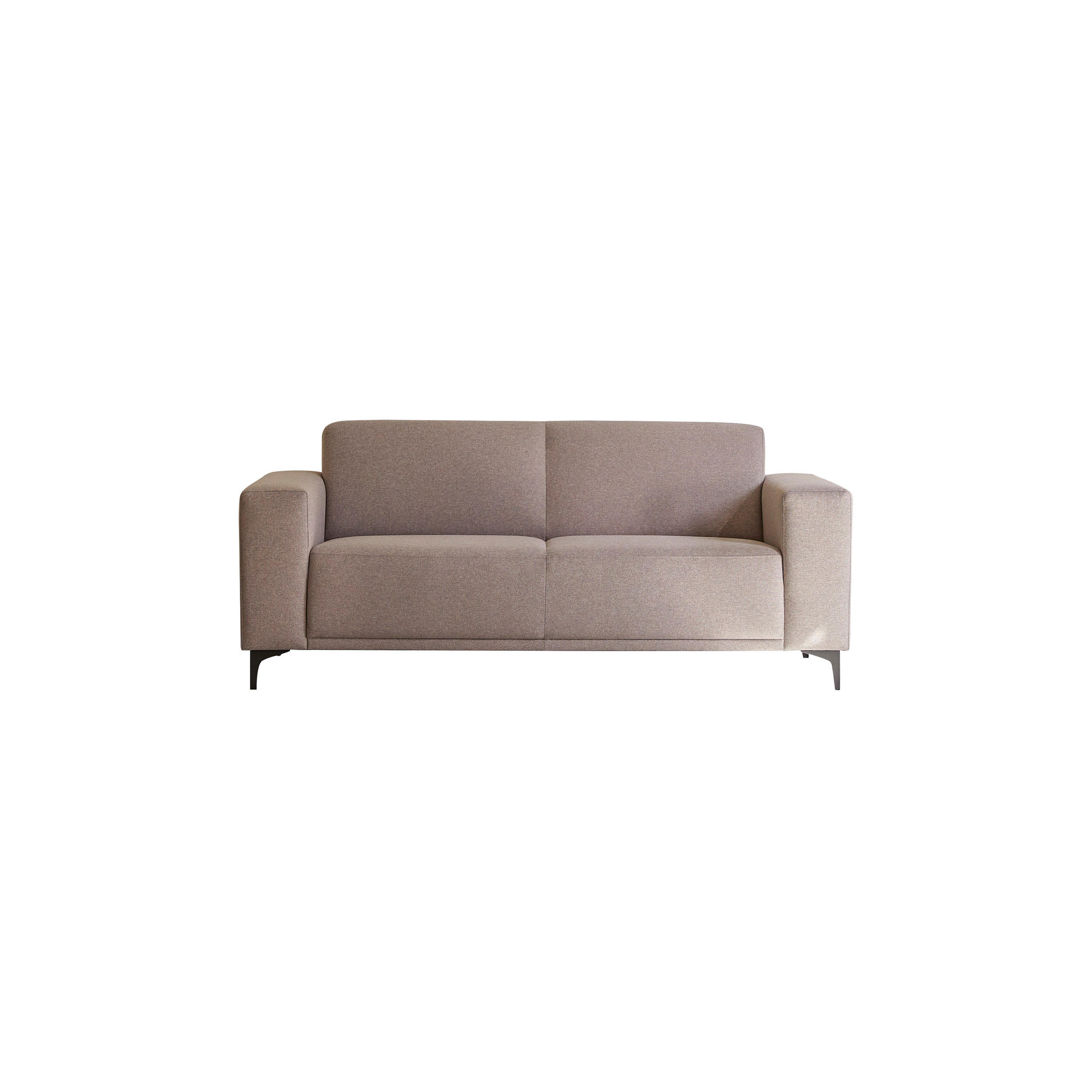 SOFA Lars Grau aus Stoff - Grau, Textil (194/80/90cm) - Tikamoon