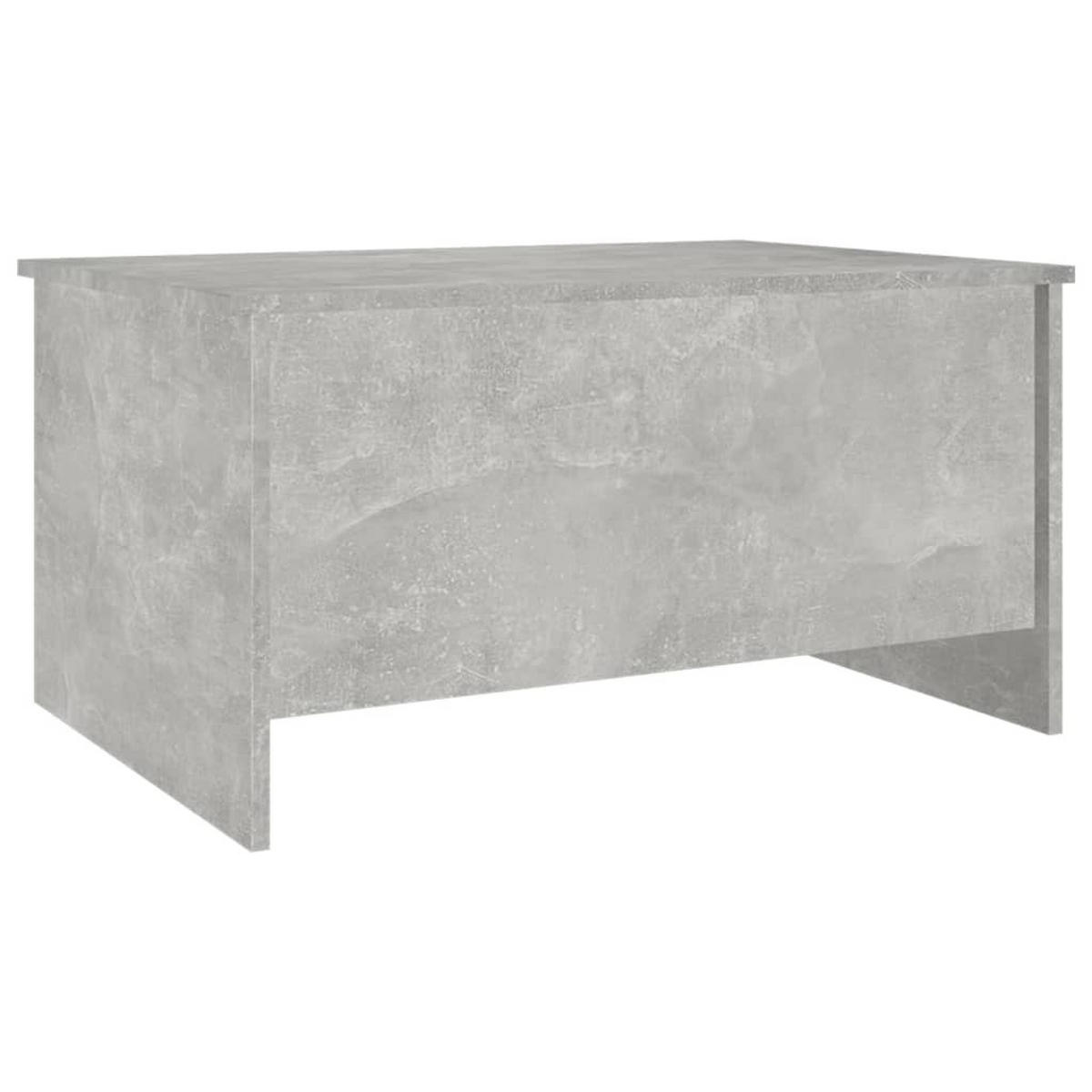 COUCHTISCH Betongrau 80x55,5x41,5 cm Holzwerkstoff - Grau, Holzwerkstoff (80/55.5/41.5cm) - furnicato