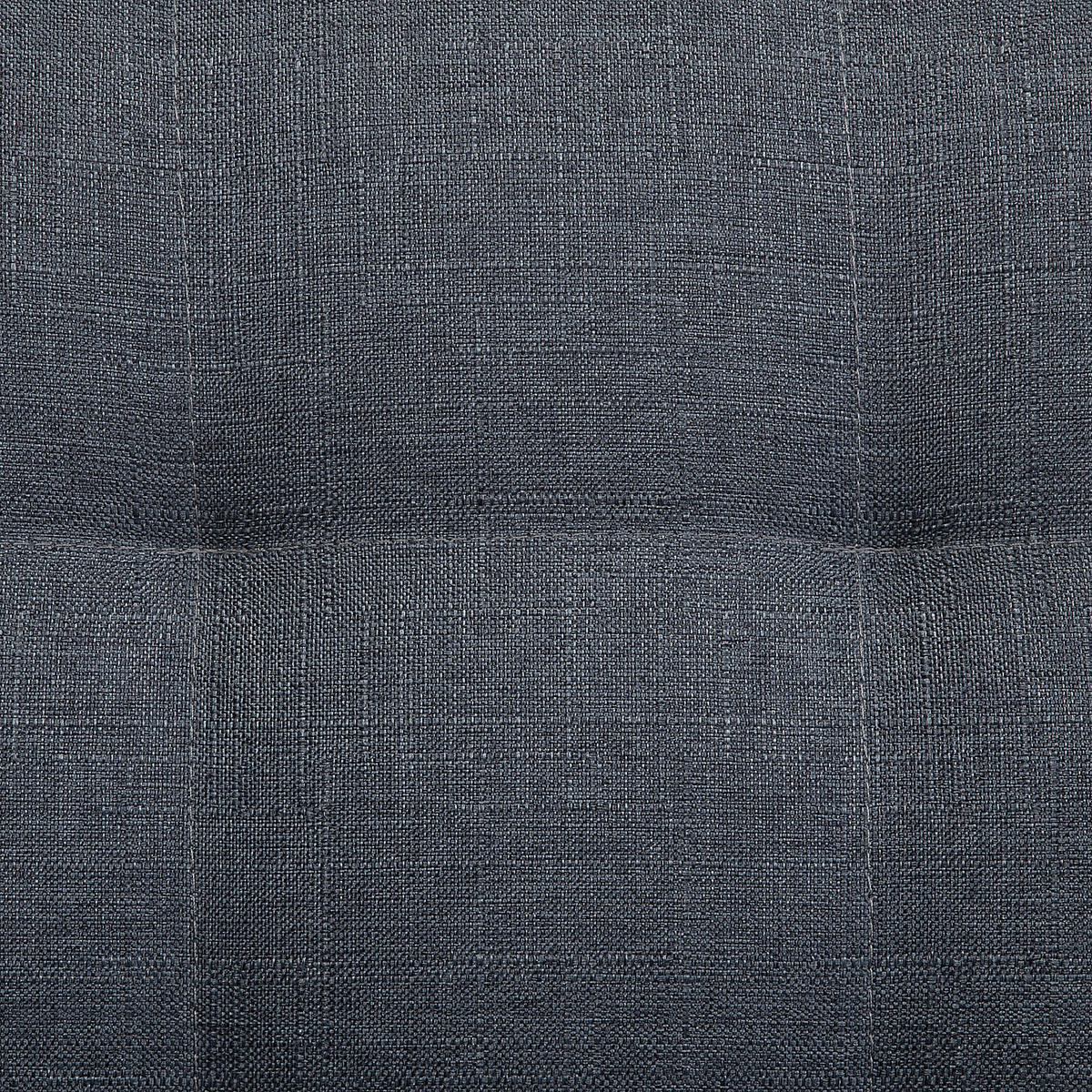 OTTOMANE Aberdeen 80/80/36 cm - Grau, Kunststoff/Textil (80/36/80cm) - Beliani