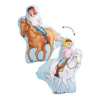 KINDERKISSEN Bibi & Tina 37 x 26 cm - Multicolor, Textil (37/26cm) - United Labels
