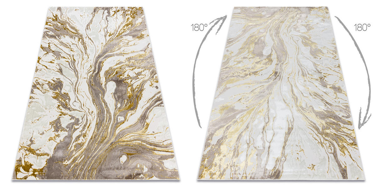 TEPPICH Bliss 200/290 cm - Goldfarben, Textil (200/290cm) - rugsX