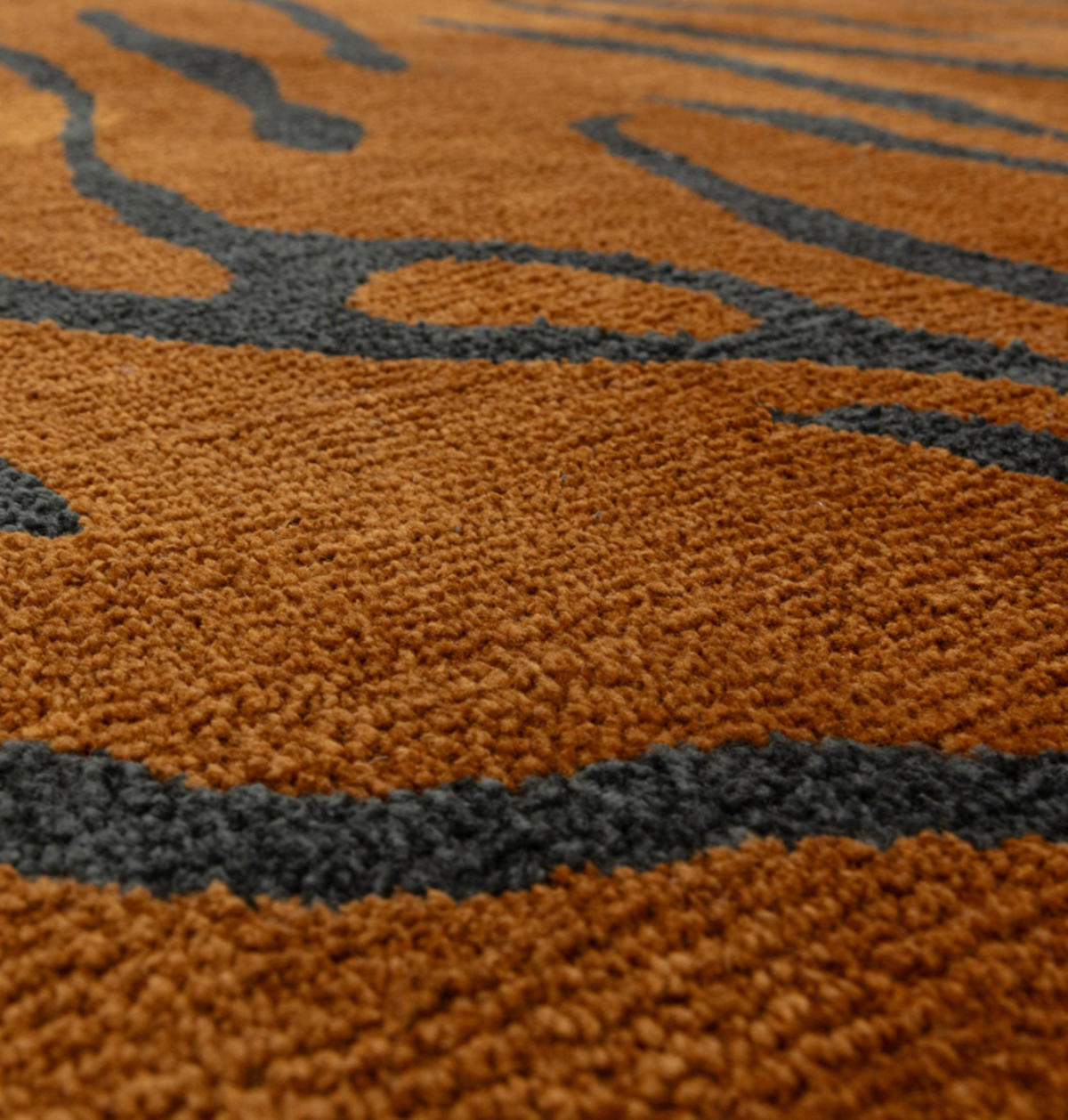 TEPPICH modern Flachgewebe SAVAGE Orange 160 x 230 cm - Orange, Textil (160/230cm) - Novatrend