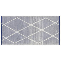 KURZFLOR-TEPPICH Synopa 150/80 cm - Weiß, Textil (80/150cm) - Beliani