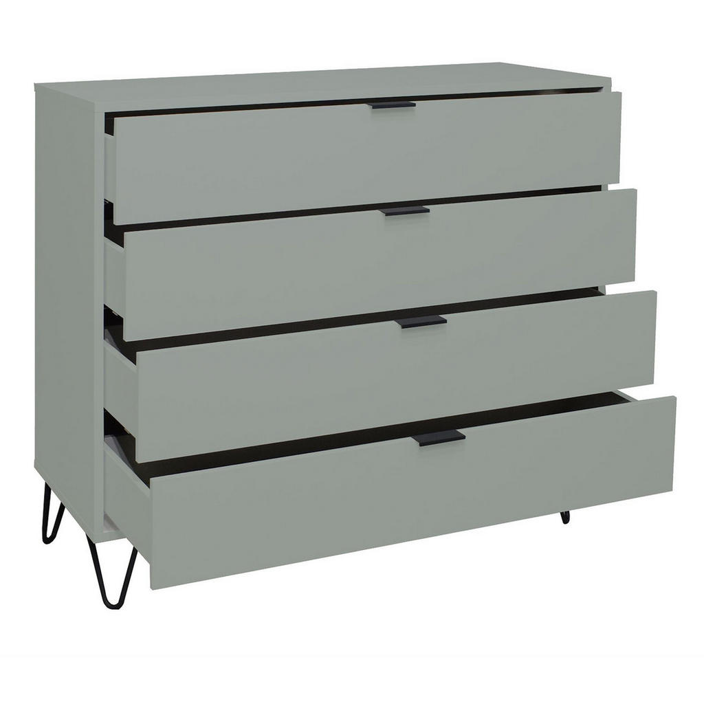 Thumbnail - 58aufmkessel Kommode, Grün, Holzwerkstoff, 119x102x45 cm, Wohnzimmer, Kommoden & Sideboards, Kommoden