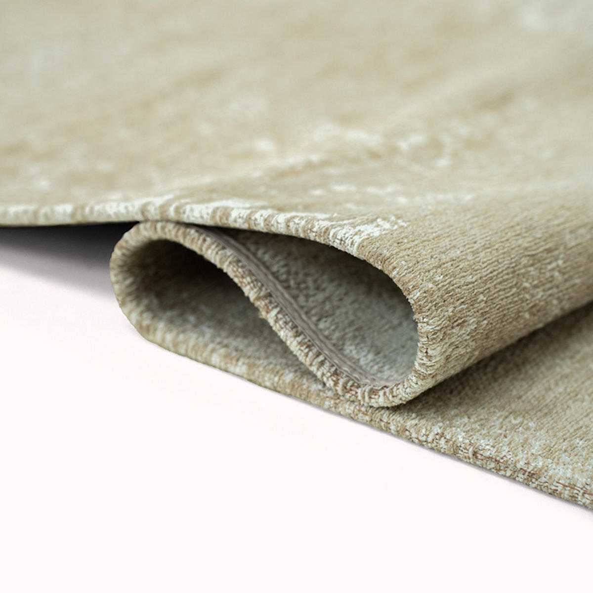 TEPPICH Milk Curry Fading World Medallion 80/150 cm - Beige, Textil (80/150cm) - Louis De Poortere