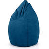 SITZSACK "Drop" 60x60x90cm - 220L - Blau, Textil (60/90/60cm) - Green Bean