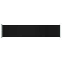 AUSZIEHBARE Seitenmarkise 140x600 cm Schwarz - Schwarz, Textil (140/140/600cm) - furnicato