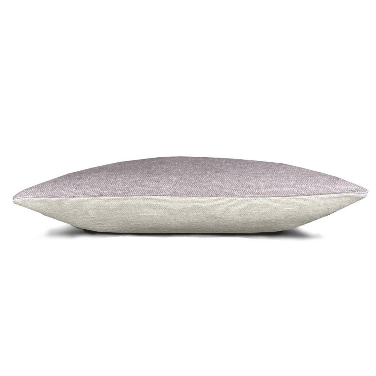 WOLLKISSEN recycelte Wolle Doppelseitig Violett 35x60 - Violett, Textil (60/35/12cm) - Malagoon