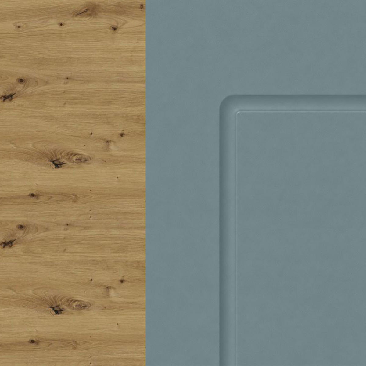 KÜCHENHÄNGESCHRANK Kvantum W2/20 Eiche Artisan / Mint Matt 20 / 32,5 / 72cm - Eiche Artisan/Mintgrün, Holz/Holzwerkstoff (20/72/32.5cm) - Feldmann-Wohnen
