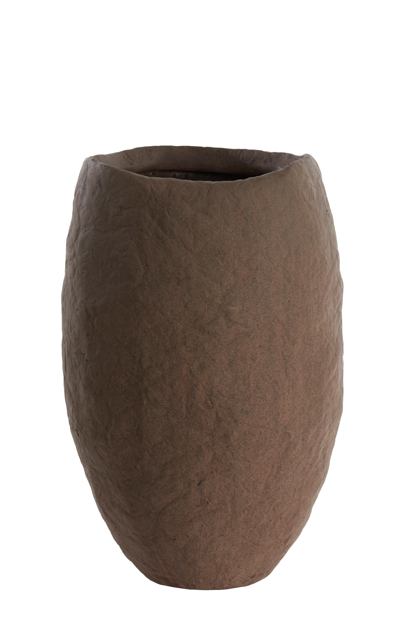 VASE Tingri Braun Ø39/58 cm - Braun, Stein (58cm) - Light & Living