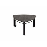 COUCHTISCH mit ausdrehbarer Ablage Clarie 80x43x80 HPL Schwarz - Transparent/Schwarz, Glas (80/80/80cm) - 58aufmkessel