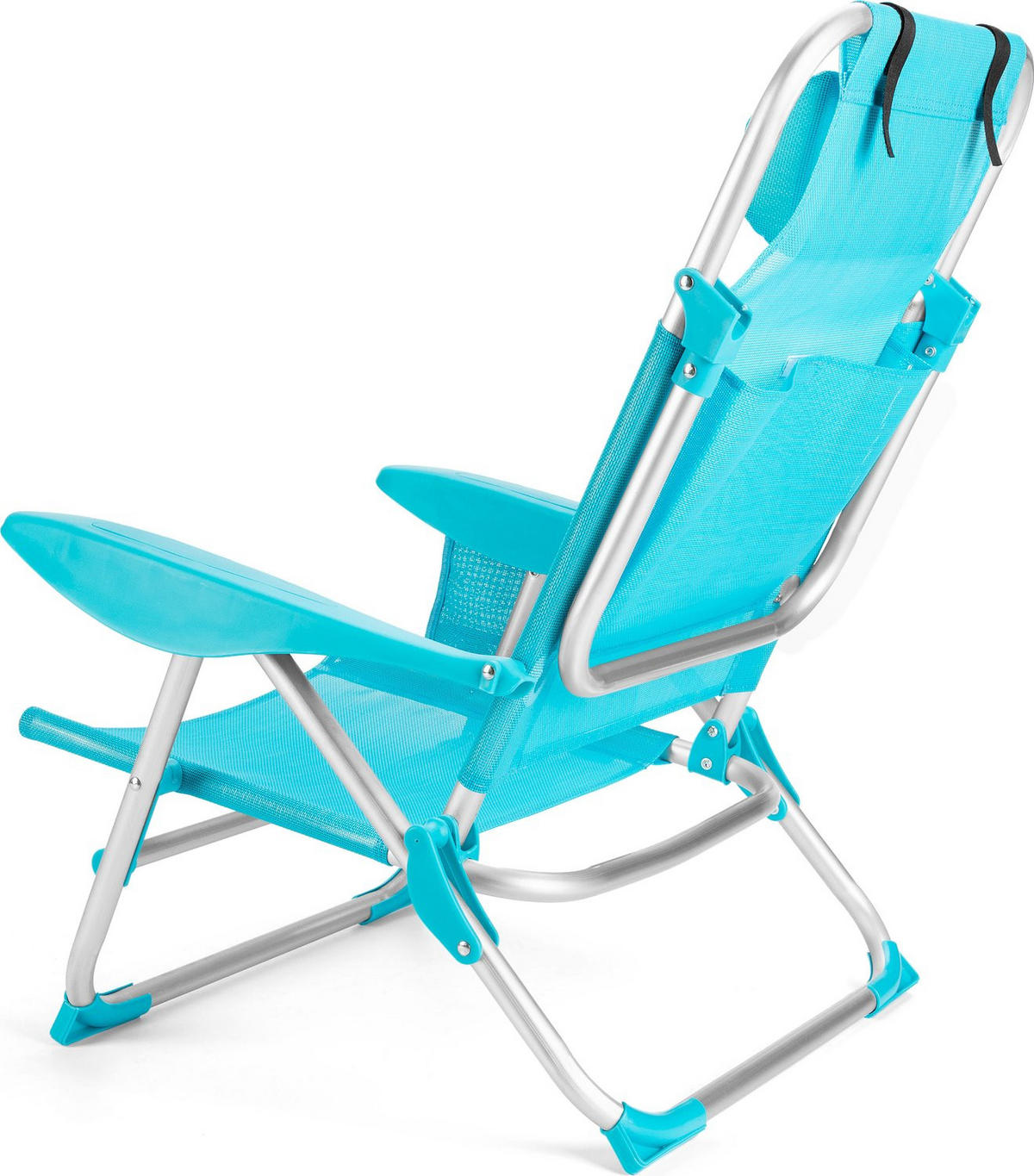 GARTEN-RELAXSESSEL bis 120 kg - Blau, Textil/Metall (58/78.5/101cm) - Outtec