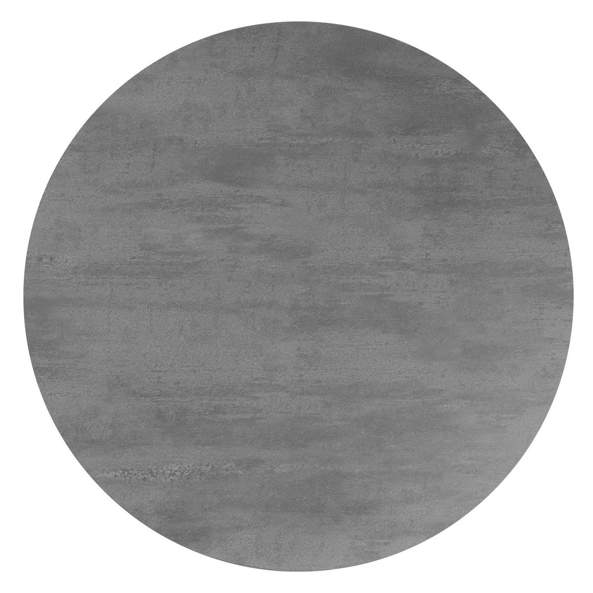 COUCHTISCH rund Ø60 x 40 cm Beton-Optik Grau - Grau, Holz (60/60/40cm) - ML-DESIGN