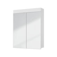 KOUPELNOVÁ ZRCADLOVÁ SKŘÍŇKA Luna Bílá 60 x 77 cm - bílá, kompozitní dřevo (60/77/17cm) - Vicco