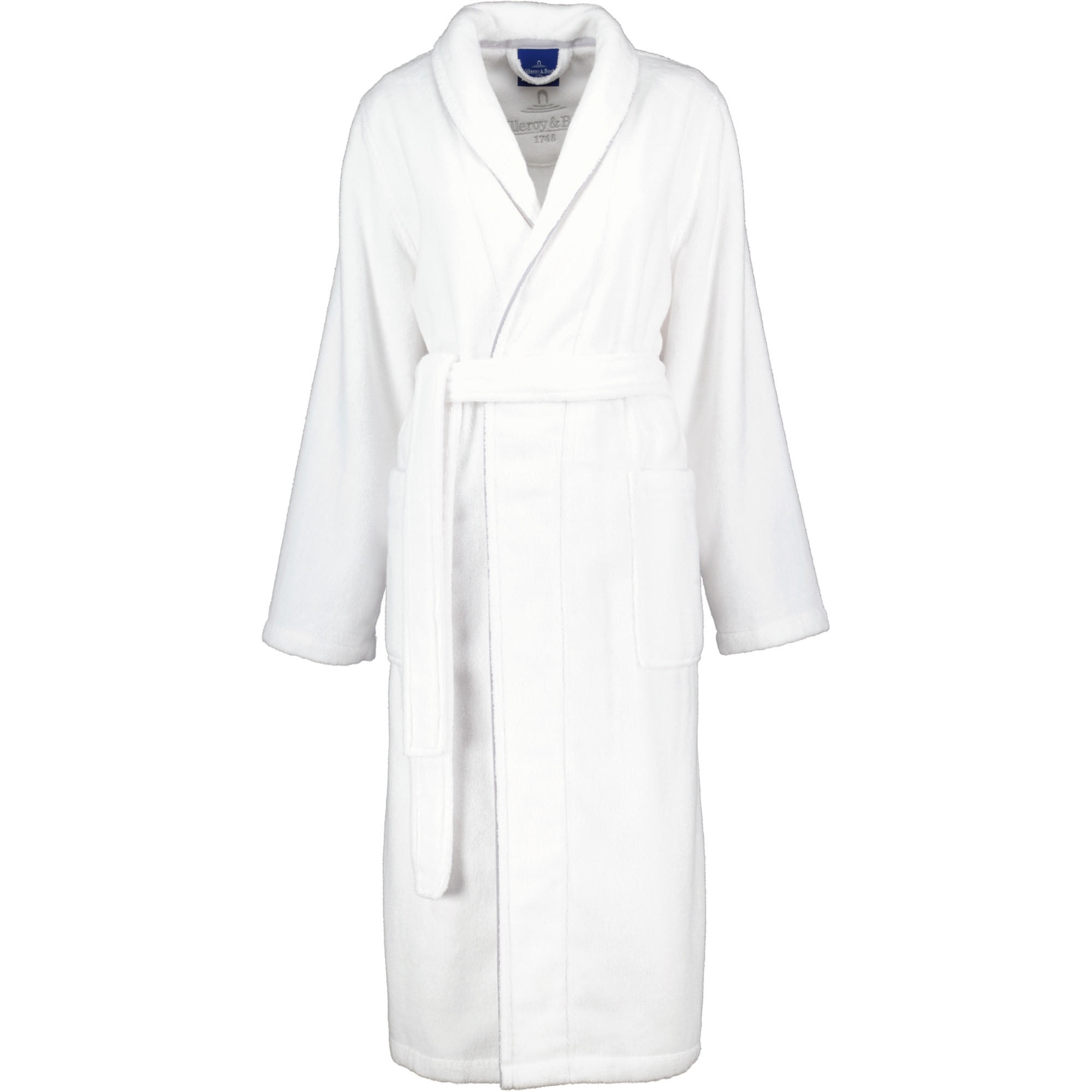 BADEMANTEL DAMEN SCHALKRAGEN 2520 BRILLIANT-WHITE - 67 - Weiß, Textil (Snull) - Julius Zöllner