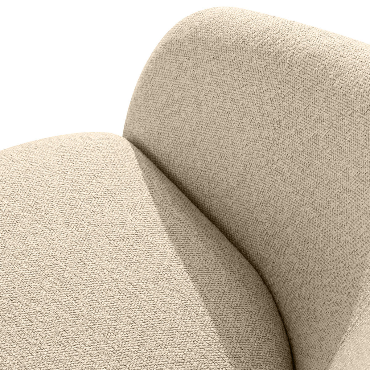 GARTENSOFA SOLIS Loungesofa, - Creme, Textil/Metall (118/76/66cm) - KONSIMO®