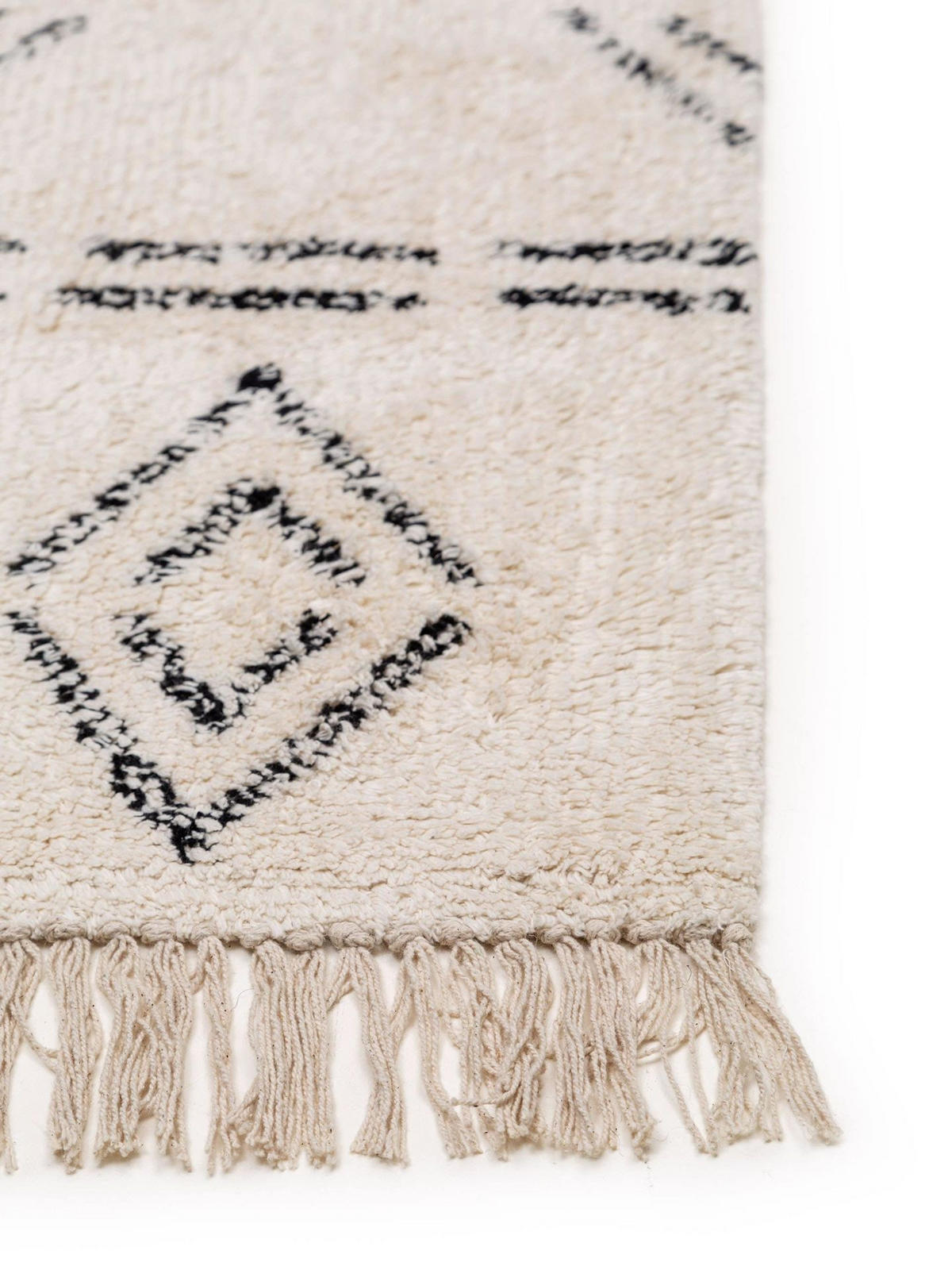BAUMWOLLTEPPICH waschbar Naomi Cream 160x230 cm - Beige, Textil (160/1cm) - KUNSTLOFT