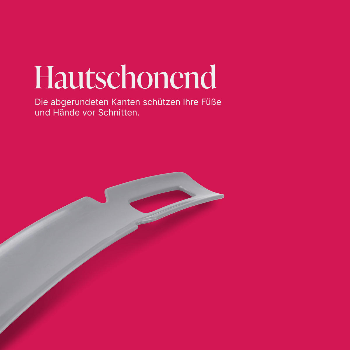 SCHUHLÖFFEL Kunststoff Grau 16,5 cm - Grau, Kunststoff (4/1/16.5cm) - ProHome