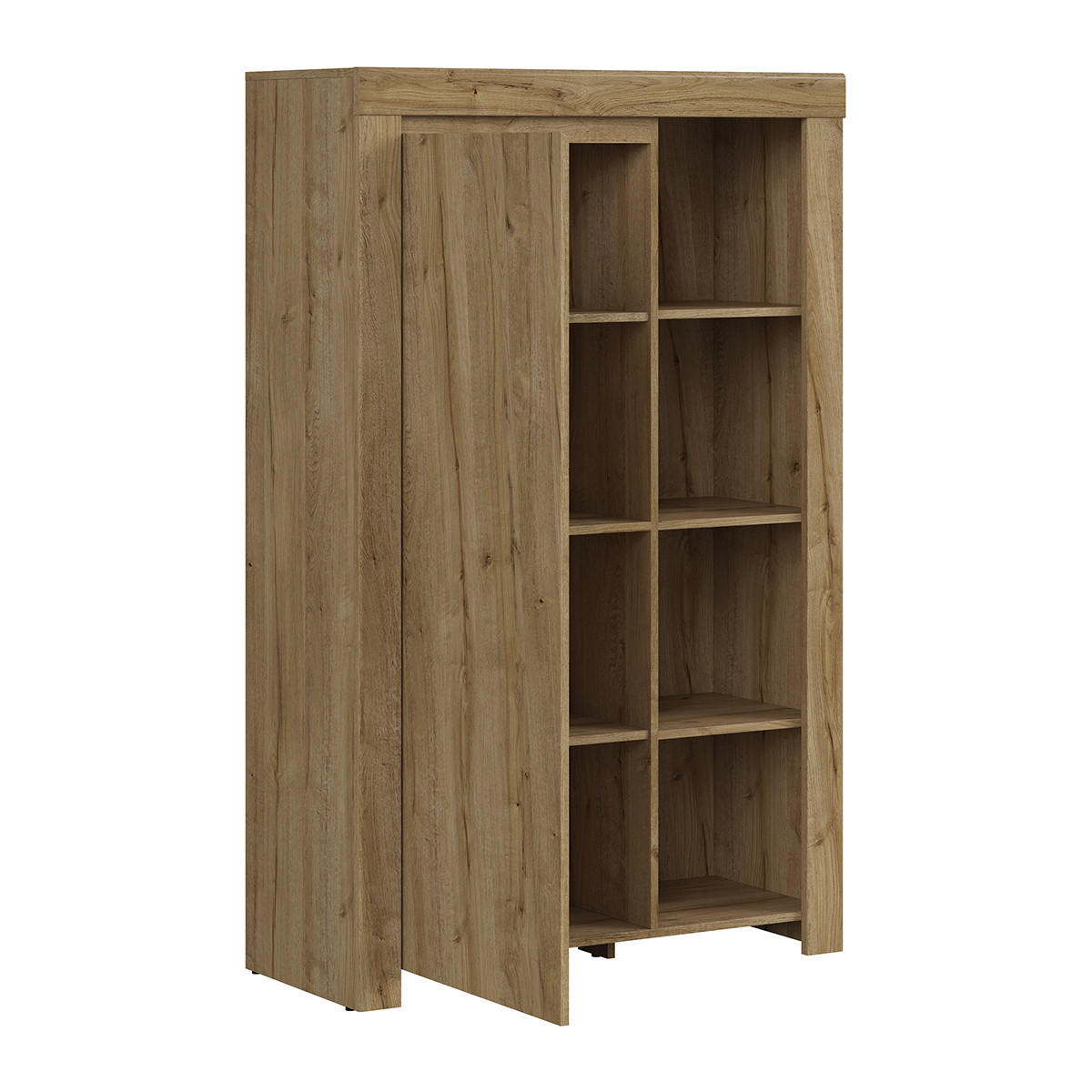 BÜCHERREGAL Hella Holz - Braun, Holzwerkstoff (98/156/42cm) - Petits-meubles