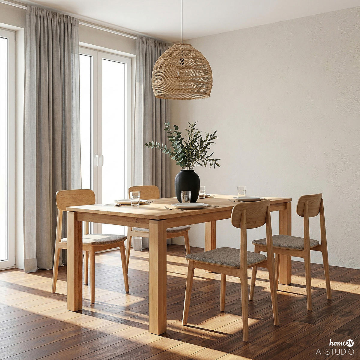 ESSTISCH - Massivholz - Kernbuche, Holz (90/180/75cm) - home24