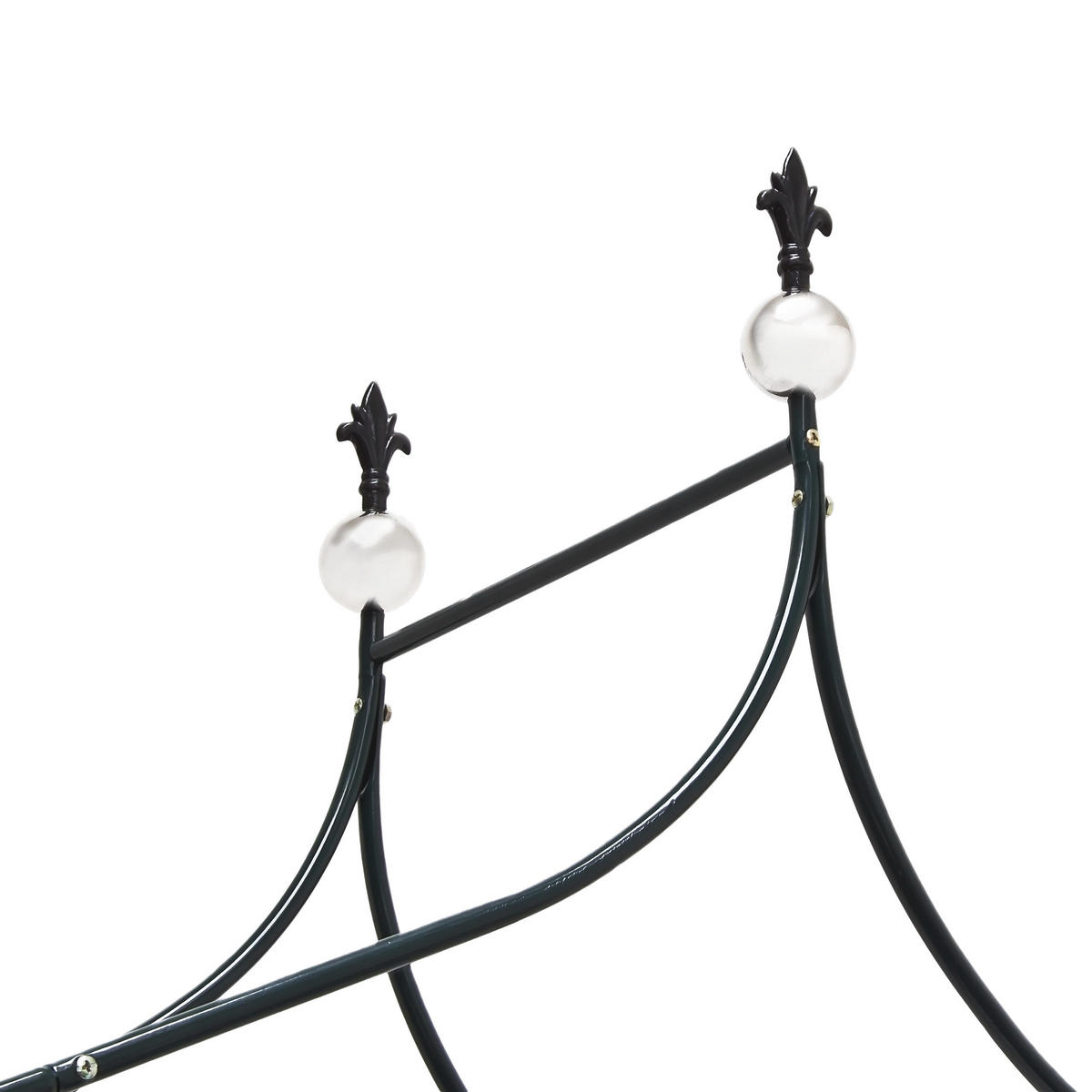 RANKBOGEN - Dunkelgrün, Metall (140/240/38cm) - Relaxdays