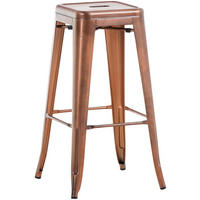BARHOCKER MILAN Kupfer Metall - Kupferfarben, Metall (43/76/43cm) - DELUKE
