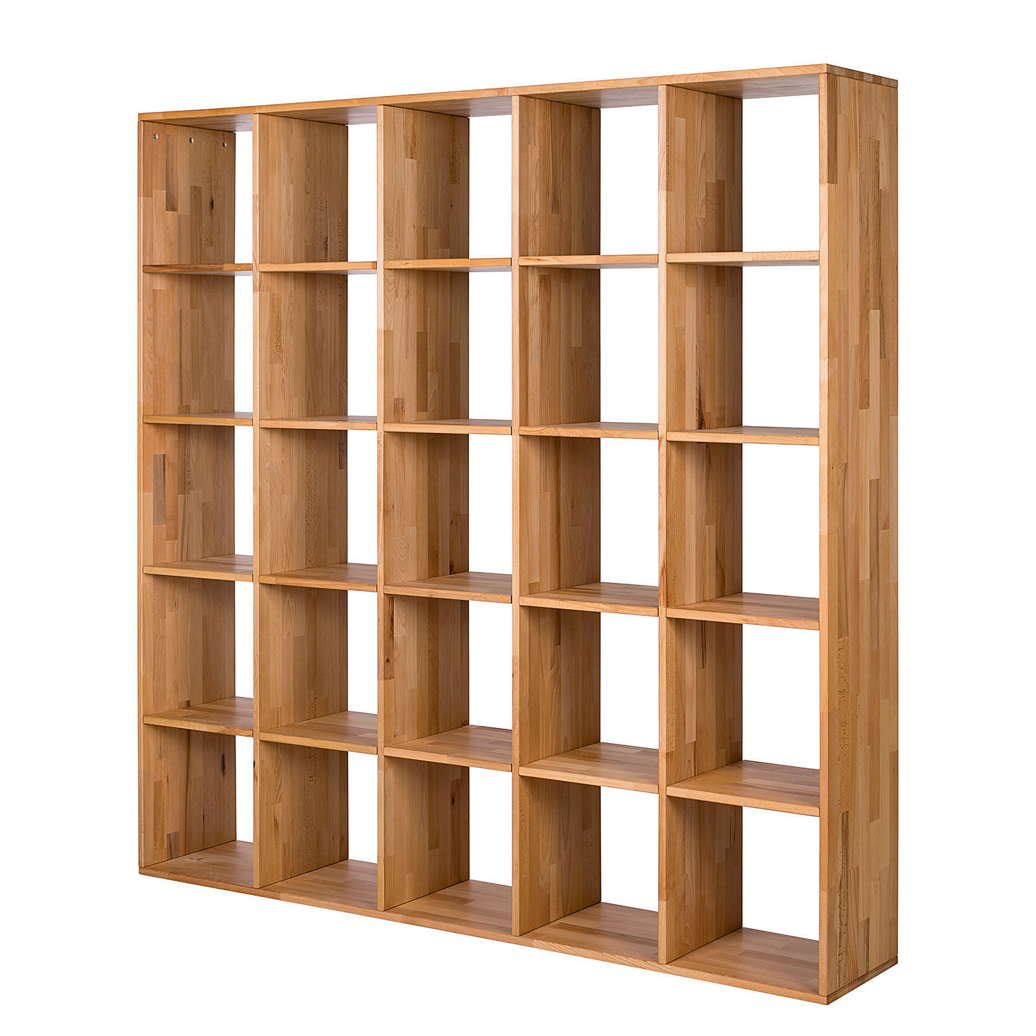 REGAL - Massivholz - Kernbuche, Holz (186/186/35cm) - home24