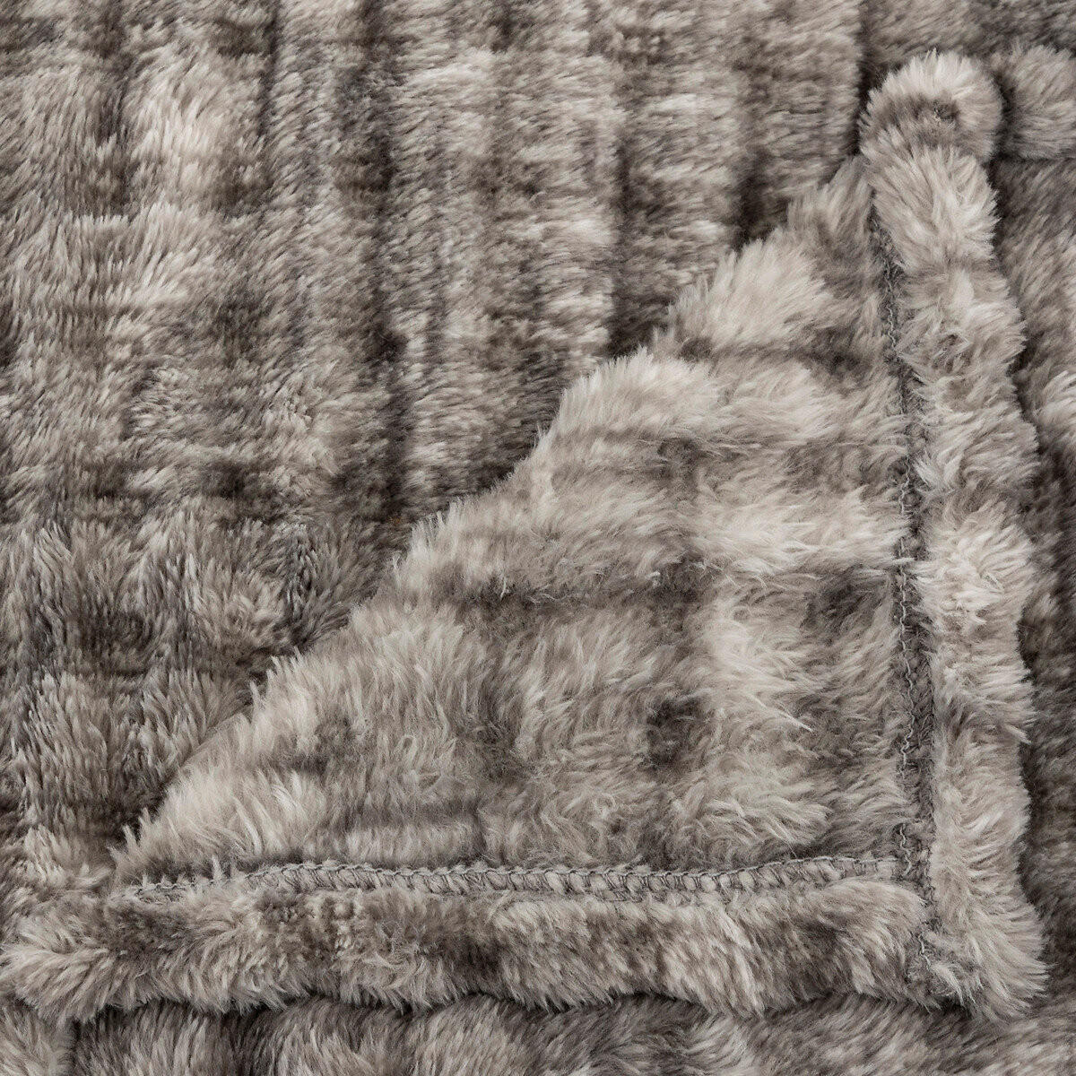 FLEECEDECKE Flan 125/150 cm - Grau, Textil (1/125cm) - Atmosphera Createur d´interieur