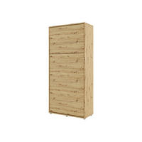 SCHRANKBETT Bed-Concept BC-03 90x200 - Eiche Artisan/Grau, Holz/Holzwerkstoff (90/200cm) - MIRJAN24