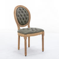 STUHL-SET DE-36374 2 Stück mit Vintage-PU-Lederbezug Olivgrün - Olivgrün, Holz (49/95/59.5cm) - ComfortXL