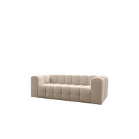 SOFA 3-sitzer Solvie In Tiffani - Beige, Holzwerkstoff/Textil (230/75/106cm) - Fun Möbel