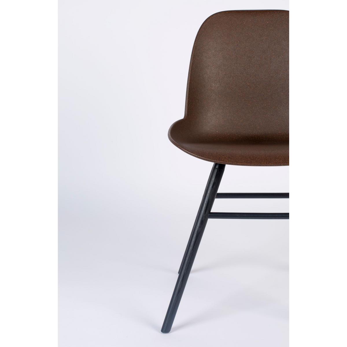 ESSZIMMERSTUHL Albert Kuip Kaffee/ Braun - 2 er Set - Braun, Naturmaterialien (55/81.5/49cm) - Zuiver