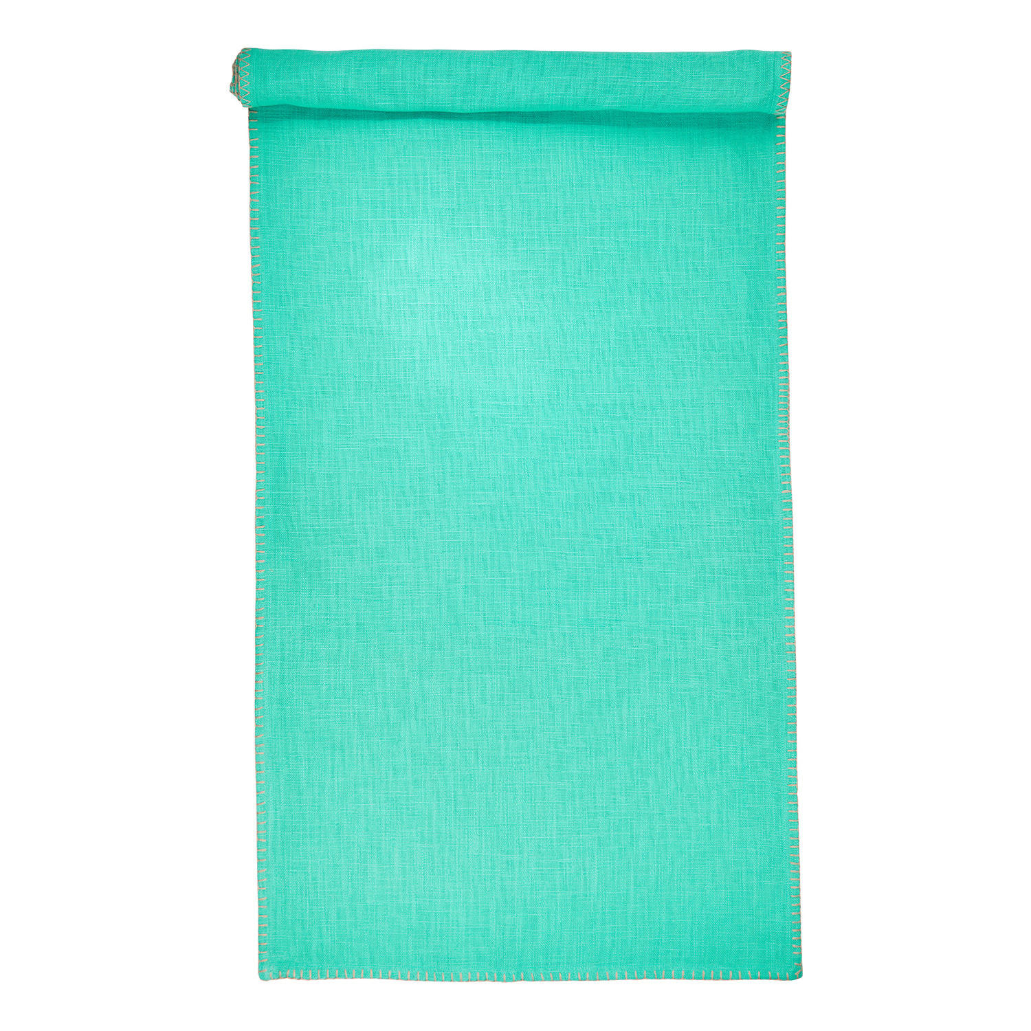 TISCHLÄUFER Finca - Türkis, Textil (50/160cm) - BUTLERS