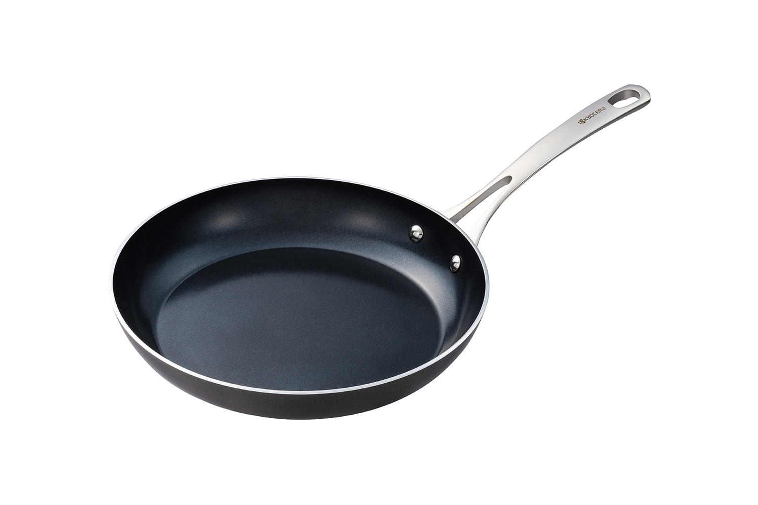 BRATPFANNE mit Keramikbeschichtung, 26 cm, Edelstahlgriff - Anthrazit, Metall (26.5cm) - Kyocera