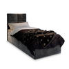 BOXBETT LENA 100 100x200 cm mit Matratze und Topper - Grau - Grau, Holz (100/200cm) - MASSENO