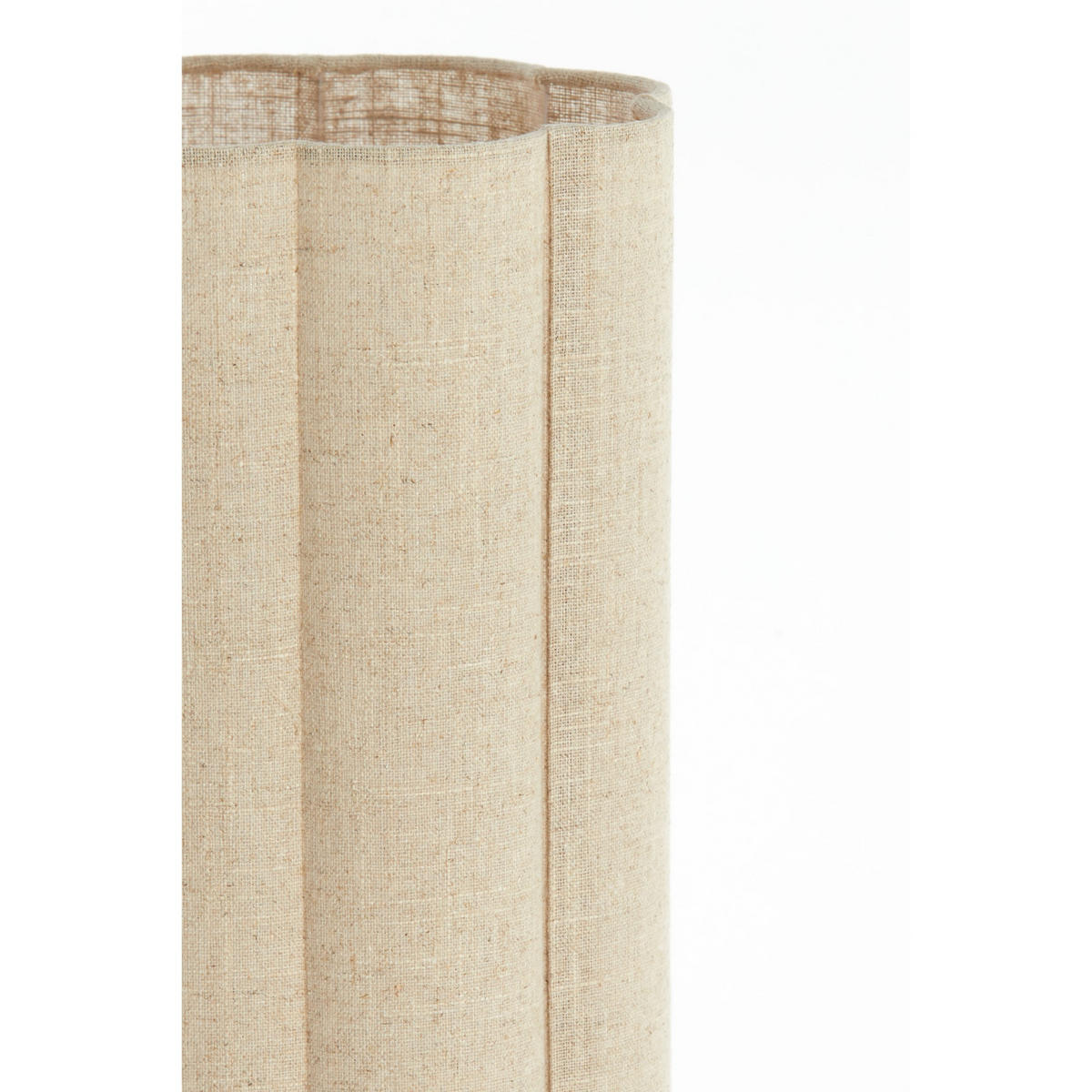 TISCHLEUCHTE FRINGE Natürlich 20/20/70 cm - Hellbraun, Metall (20/20/70cm) - Walldoctor