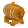 WHISKYFASS - Hellbraun, Holz/Kunststoff (1.25L) - Relaxdays
