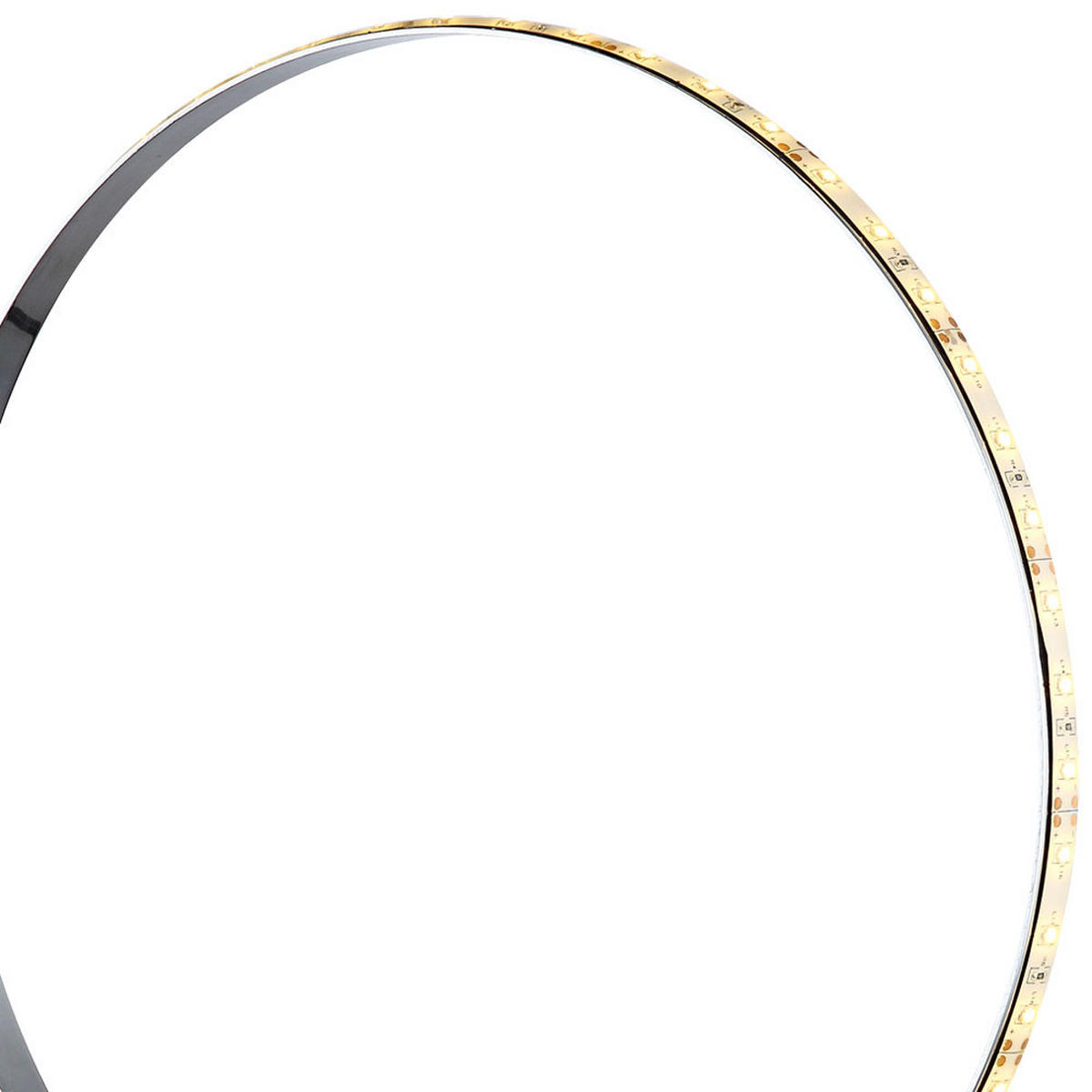 LED TISCHLEUCHTE Ring Chrom Silber - Silberfarben, Metall (30/12/33cm) - Globo Lighting