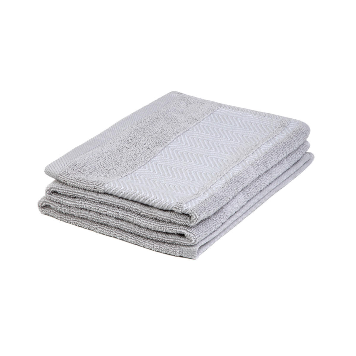BADETUCH Maiara grau 50/90 cm - Grau, Textil (50/90cm) - Homla