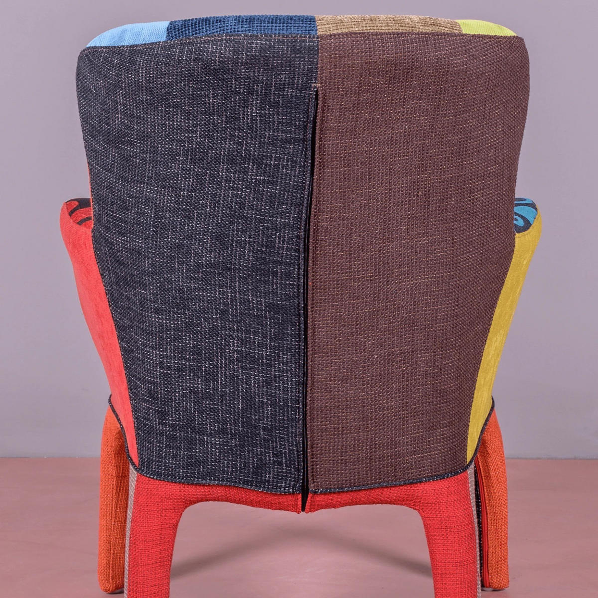 SESSEL Polyester Multicolor - Multicolor, Textil (76/102/75cm) - Nest Dream